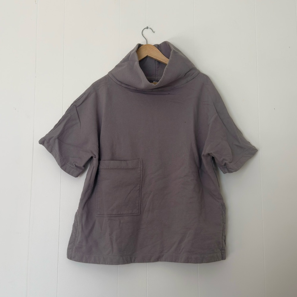 Meg Short Sleeve Cowl Neck Top